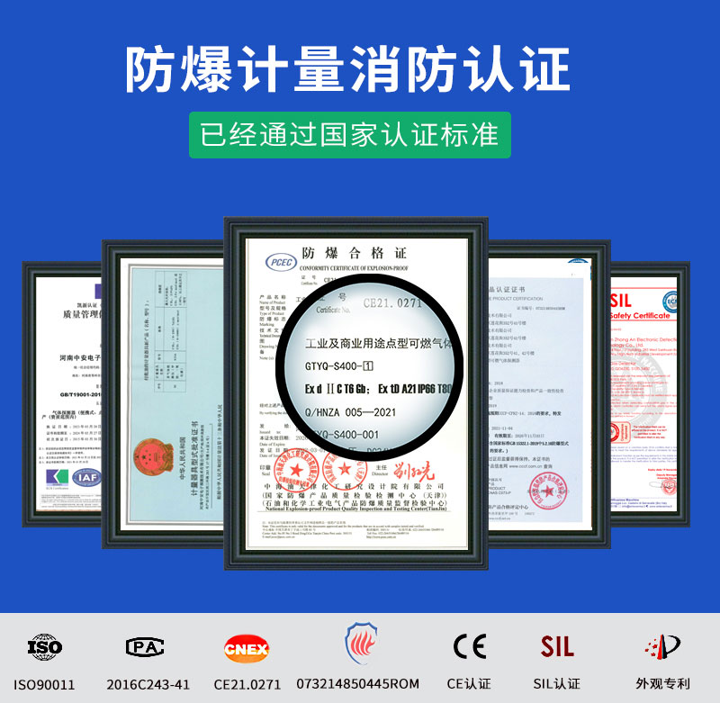 19-s400四合一氣體探測報(bào)警器